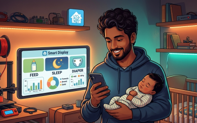 Track Baby Feeds & Nappies with Home Assistant & BabyBuddy (No Phone Required)